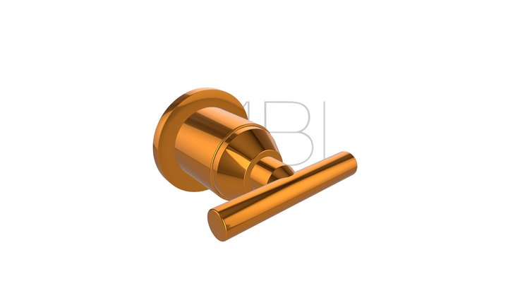 handle v1 Rose gold 3D Model