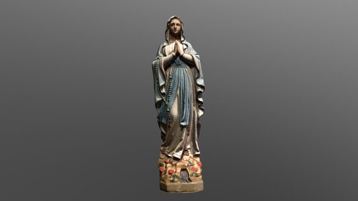 St. Mary statue 3D Model
