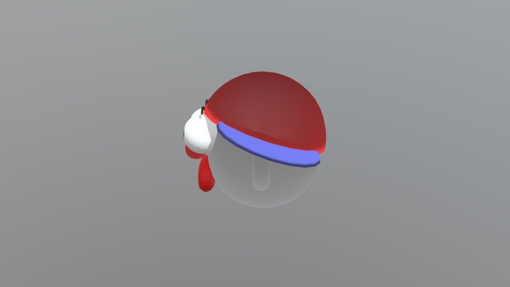 Mr Bill in A Baseball Cap 3D Model