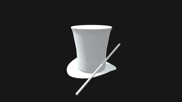 Magician Hat 3D Model