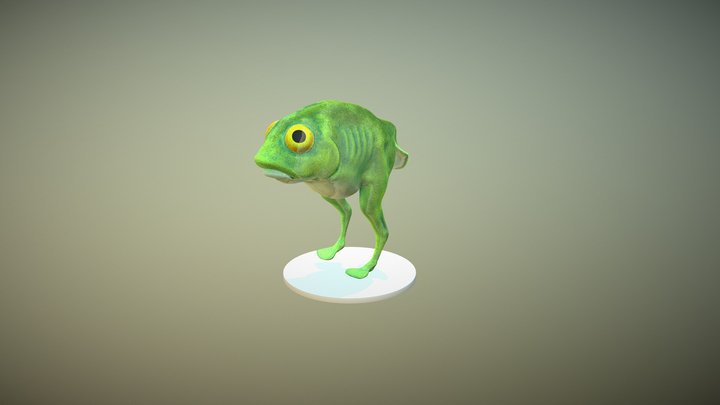 Freak Frogfish 3D Model