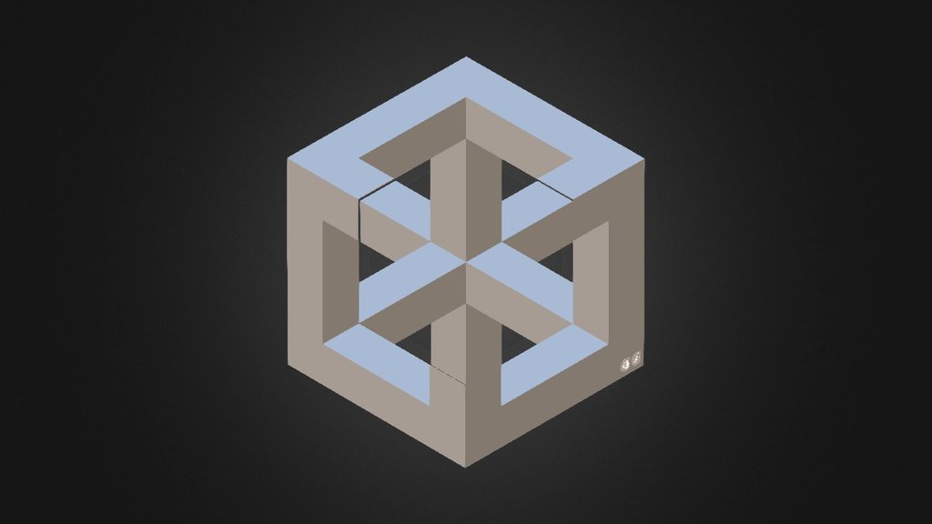 Isometric Cube - 3D model by Colin Charles (@Colin_Charles) [d68466b ...