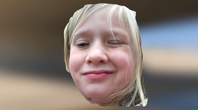 Kaylie Face Scan 3D Model