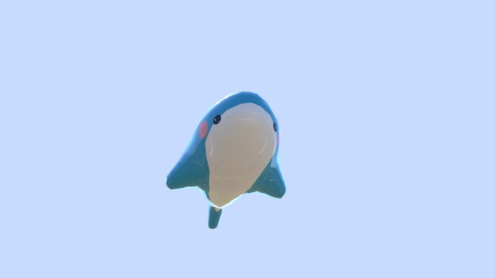 Shark lowpoly 3D Model