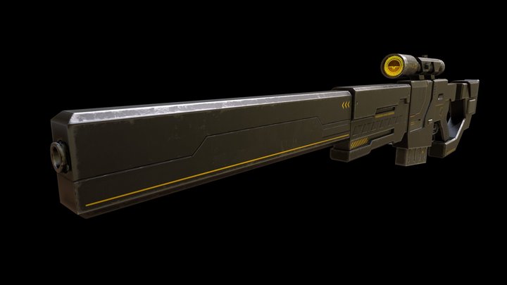 R7-X Sniper 3D Model
