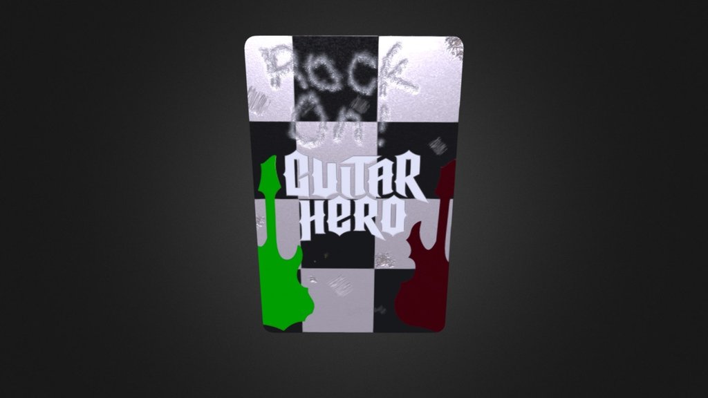 Guitar Hero Playing Card