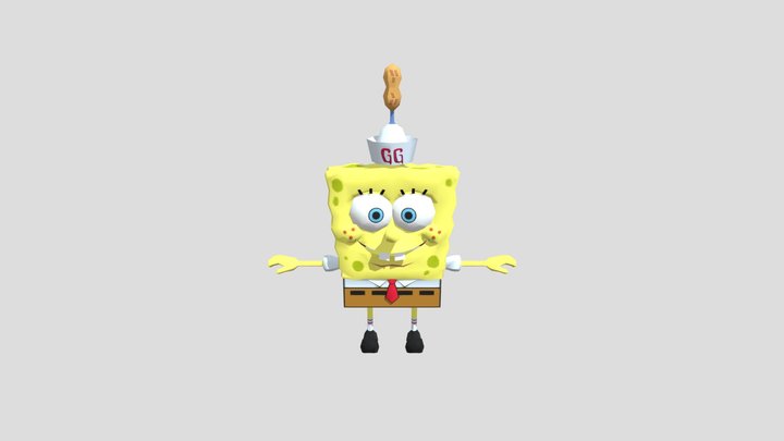 SpongeBob Goofy Goober 3D Model