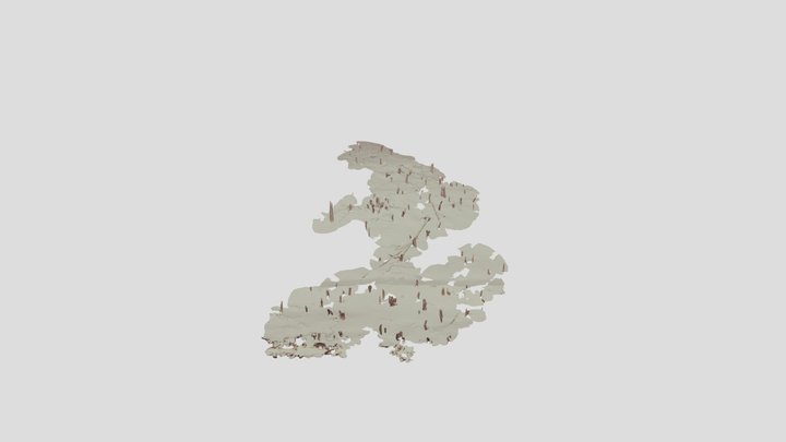 HINE topography 3D Model