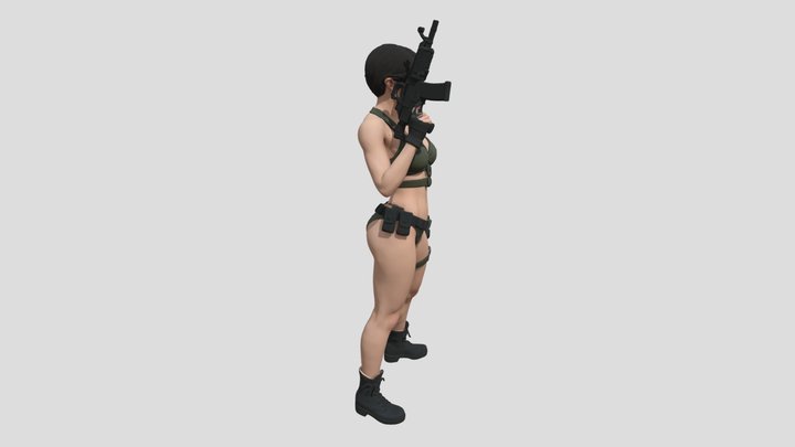 Light Infantry 1 3D Model