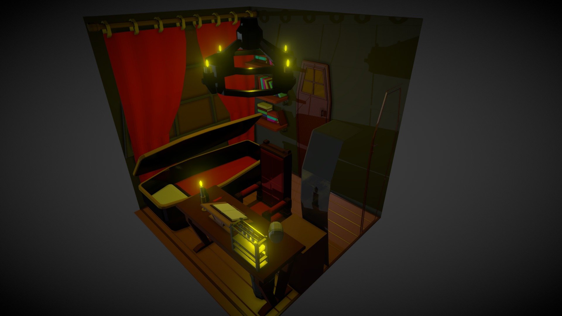 Vampire Room - Download Free 3D model by Spyghetti [d6876df] - Sketchfab