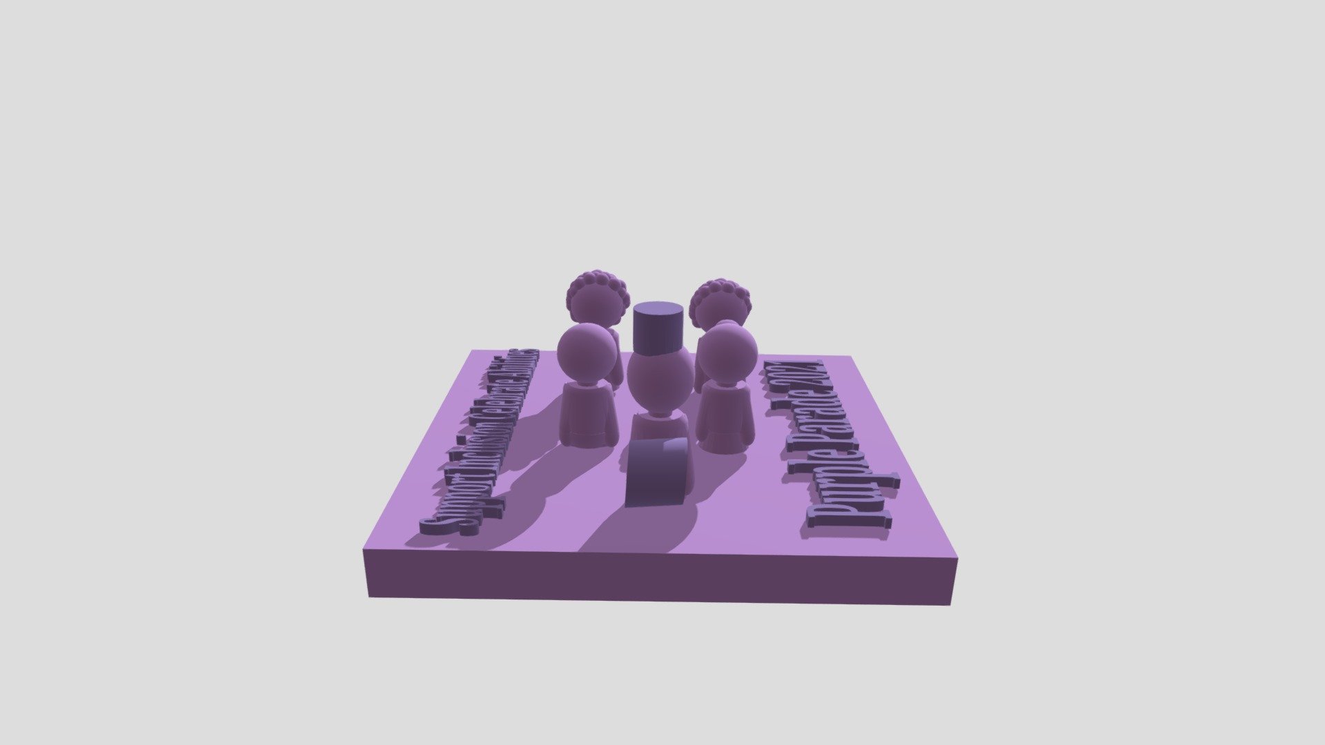 Purple Parade Diorama Design By Zavier