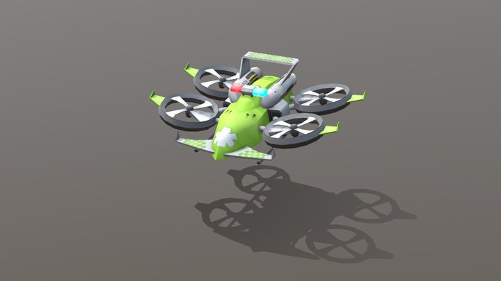 Medic Drone 3D Model