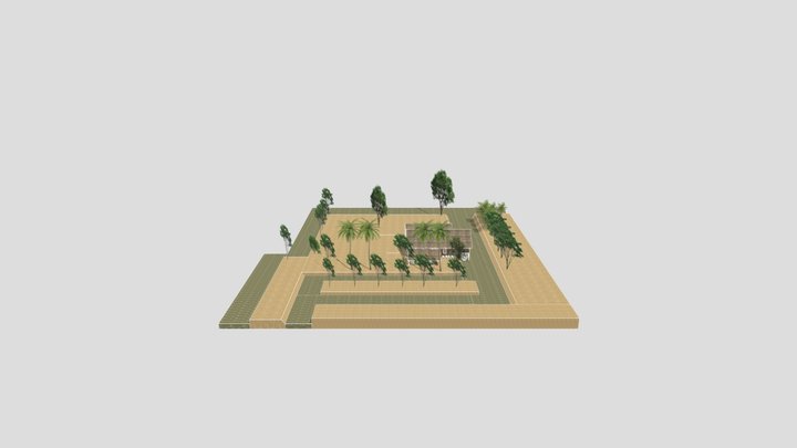 เรือนโบราณ หลังที่ 4 3D Model