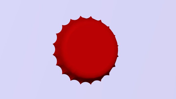 Cocacola lid 3D Model