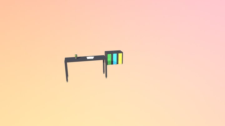 Skraldespand Uden Animation 3D Model