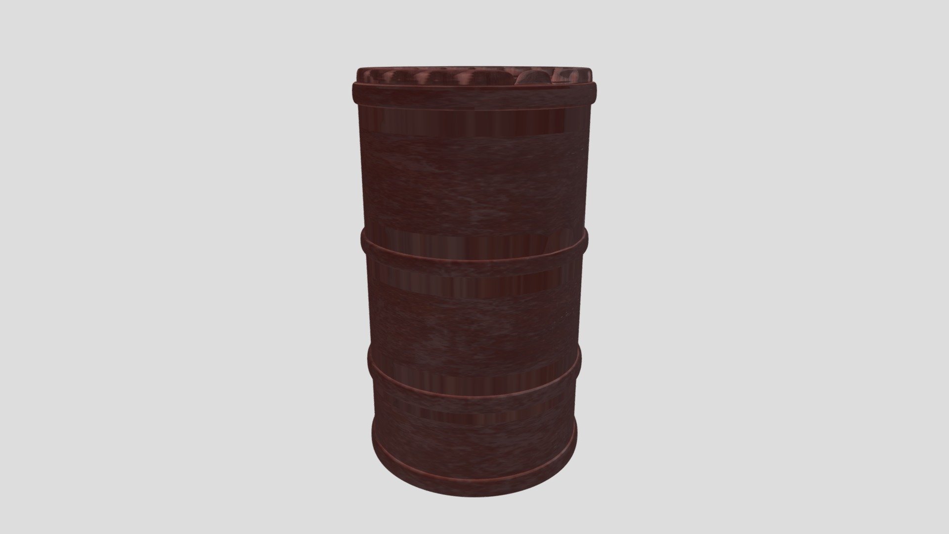 Barrel Colored Rusted