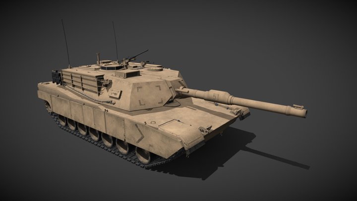 M1A1 Abrams 3D Model