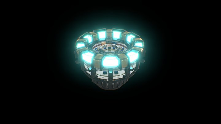 Arc Reactor Assembled – Free 3D Model STL