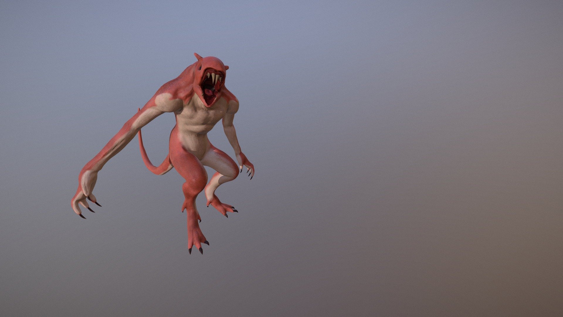 Monster animation - 3D model by lirend [d68b2f7] - Sketchfab