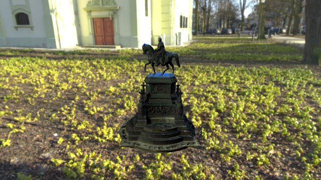 Johann Statue 3D Model