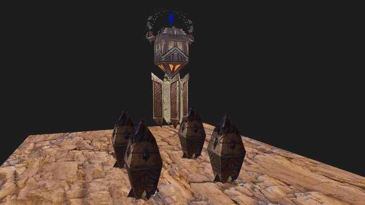 Magic Altar 3D Model