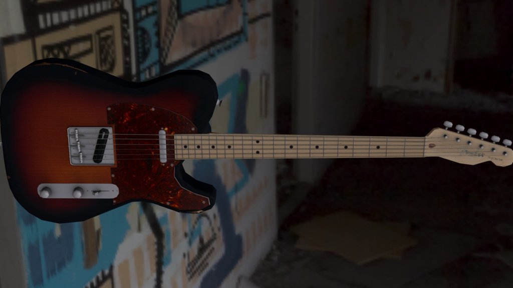 Fender Telecaster - 3D model by tzukat [d68dcd0] - Sketchfab