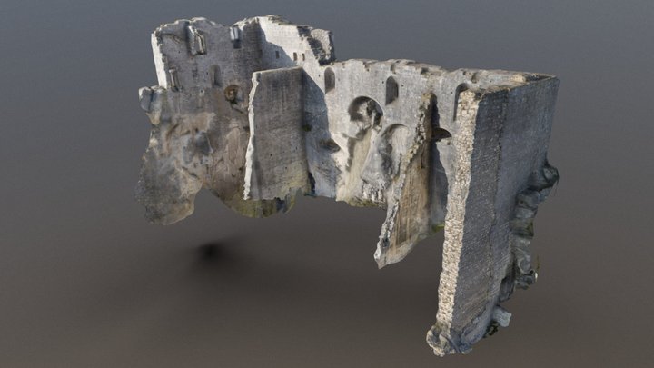 Chateau Baux de Provence 3D Model