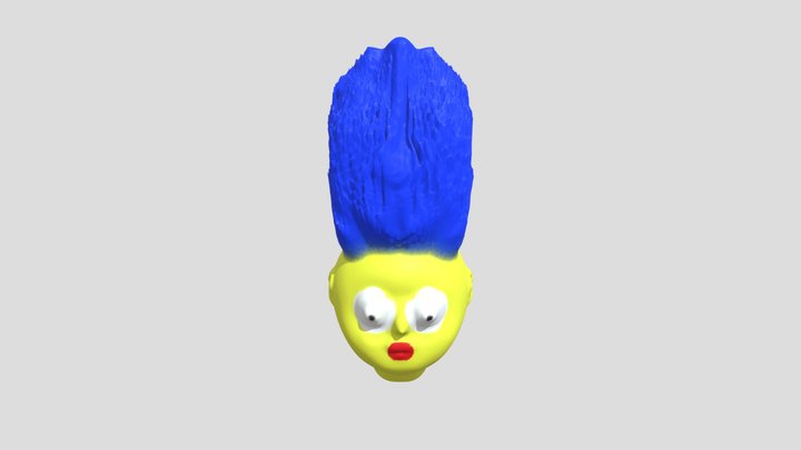 Marge Simpson 3D 3D Model
