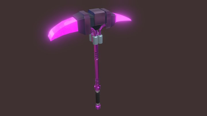 Fortnite's Rose Glow Harvesting Tool 3D Model