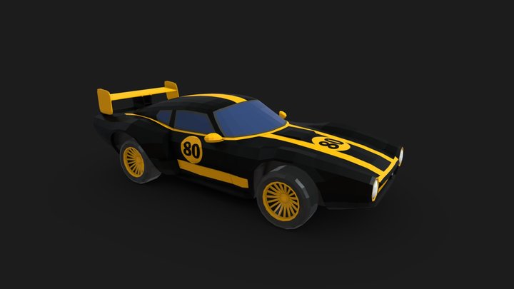 70_rally_cars_Aurora_LOW 3D Model