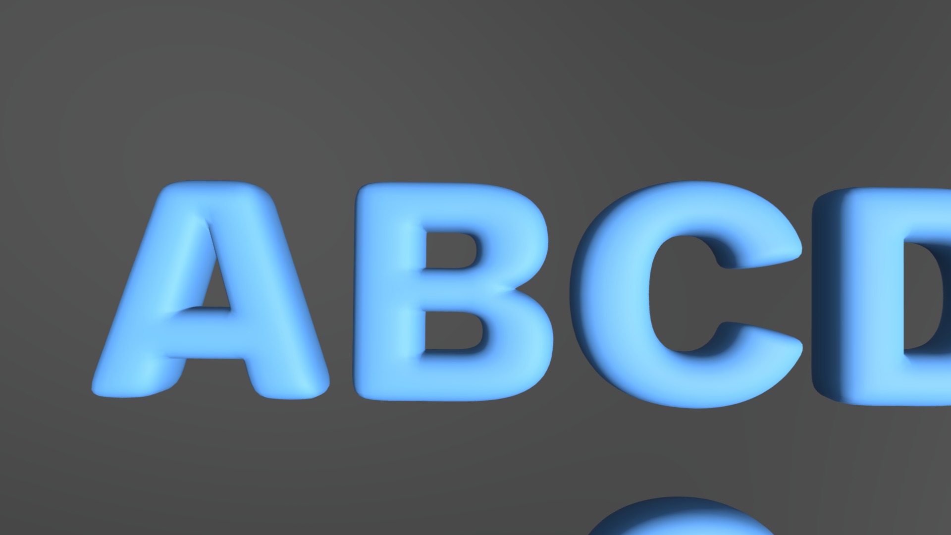 3D model HT Standard, 3D Font, Round Edges, 76 Characters - This is a 3D model of the HT Standard, 3D Font, Round Edges, 76 Characters. The 3D model is about a group of blue and white circles.