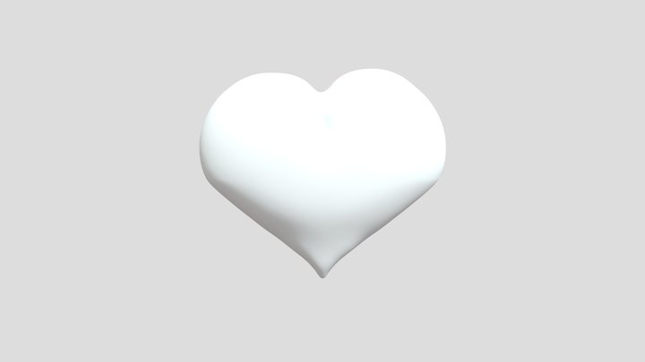 CARTOON HEART 3D Model