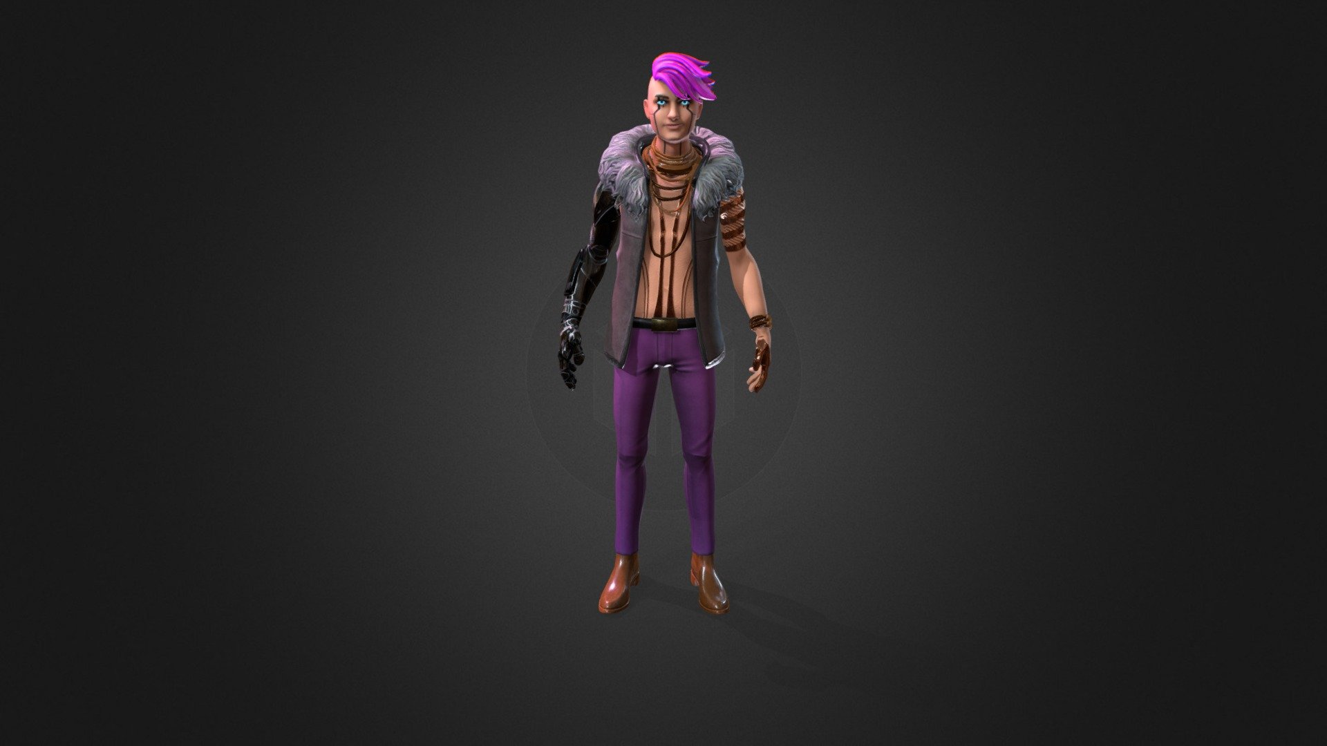 Wolf3D Cyberpunk Avatar02