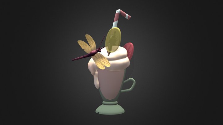Signature Moth Shake 3D Model