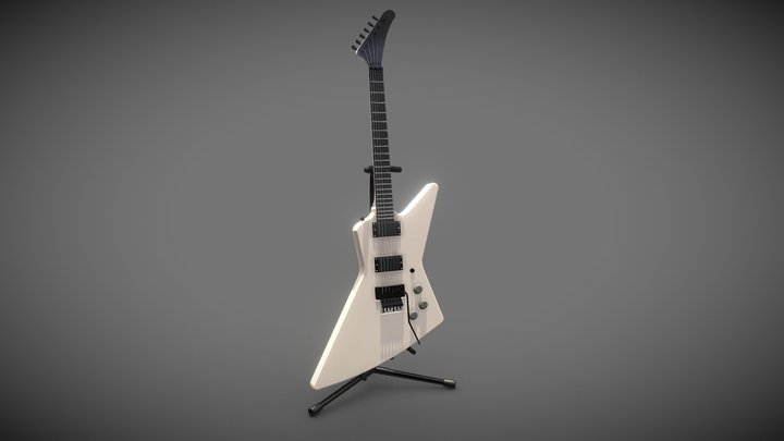 Gibson Explorer re-issue 3D Model