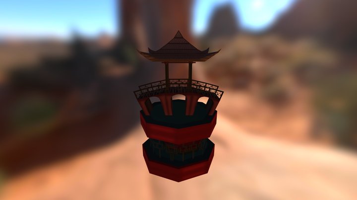 Snowy Scene 3D Model