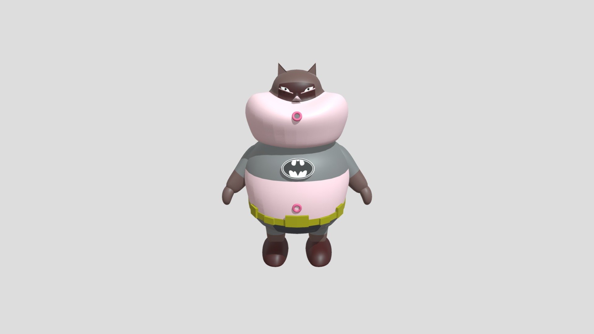 Fat Batman - 3D model by FedericoBenetton [d697472] - Sketchfab