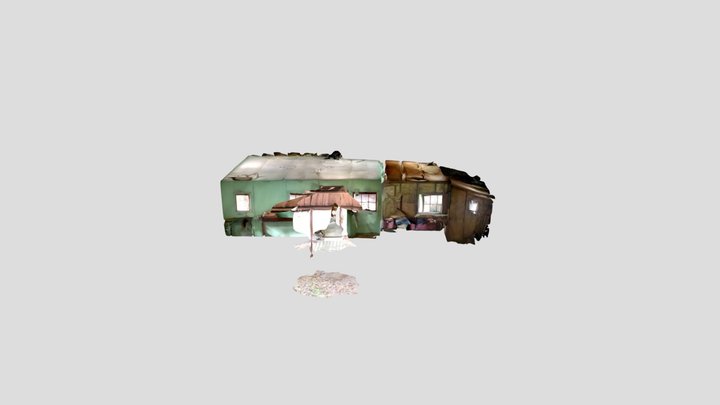 Church of glad full tidings interior-poly 3D Model