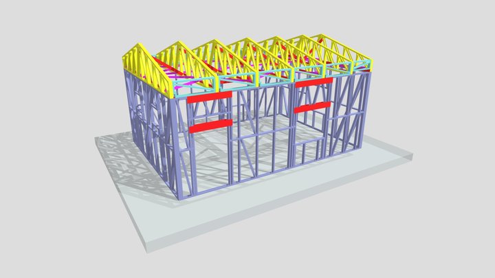 Dom 5x7_2.1kN 3D Model