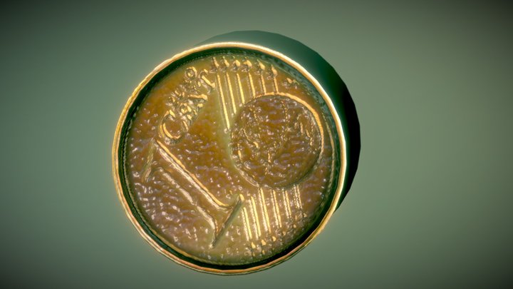 Cent Coin- Animated – Free 3D Model STL