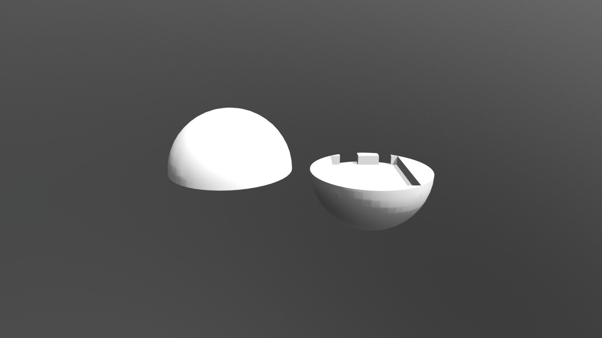 3D-Modell der Massekugel