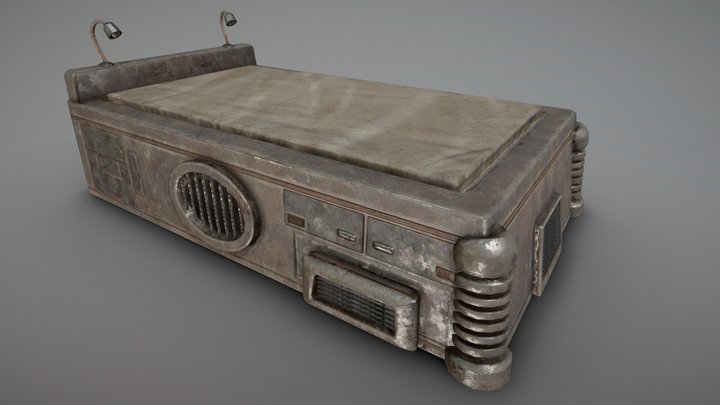 Fallout: Miami - Enclave Bed 3D Model