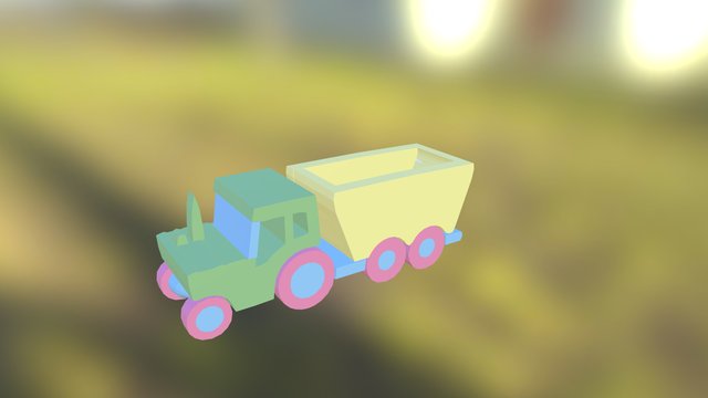 Tractor made with Doodle3D Transform 3D Model
