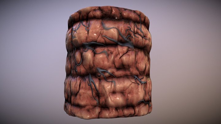Substance Material: Worm Tendril. 3D Model