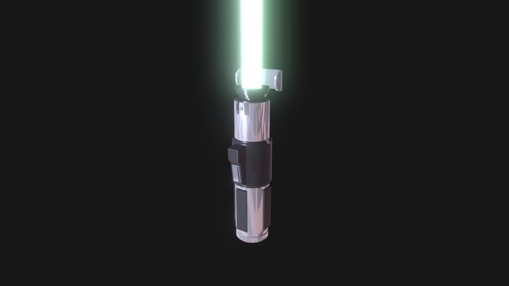 Yoda's Lightsaber 3D Model