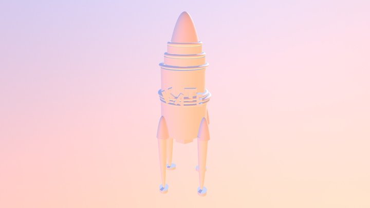 Kates Rocket 3D Model