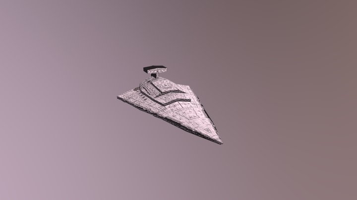 Imperial Star Destroyer 3D Model