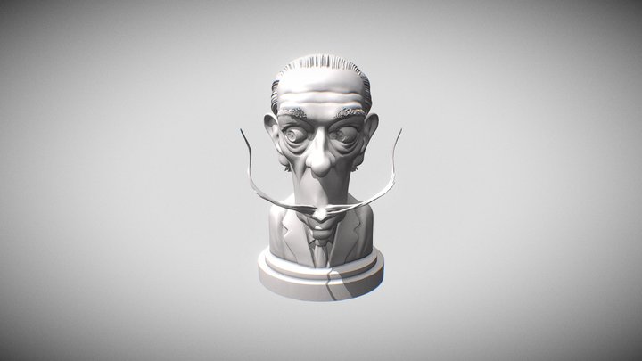 Salvador Dali 3D Model