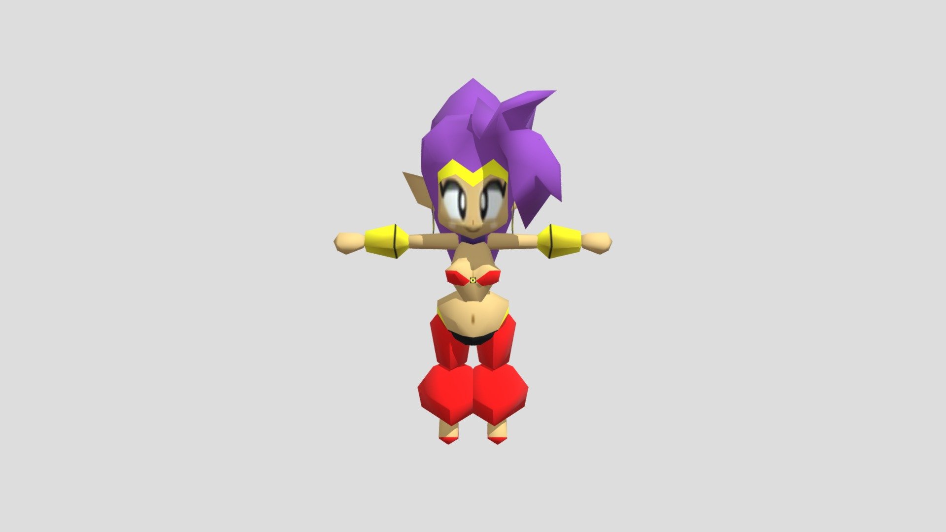 Custom Edited Shantae Customs Shantae N64 V2 3d Model By Howardlipscomb819 D69b615 3079