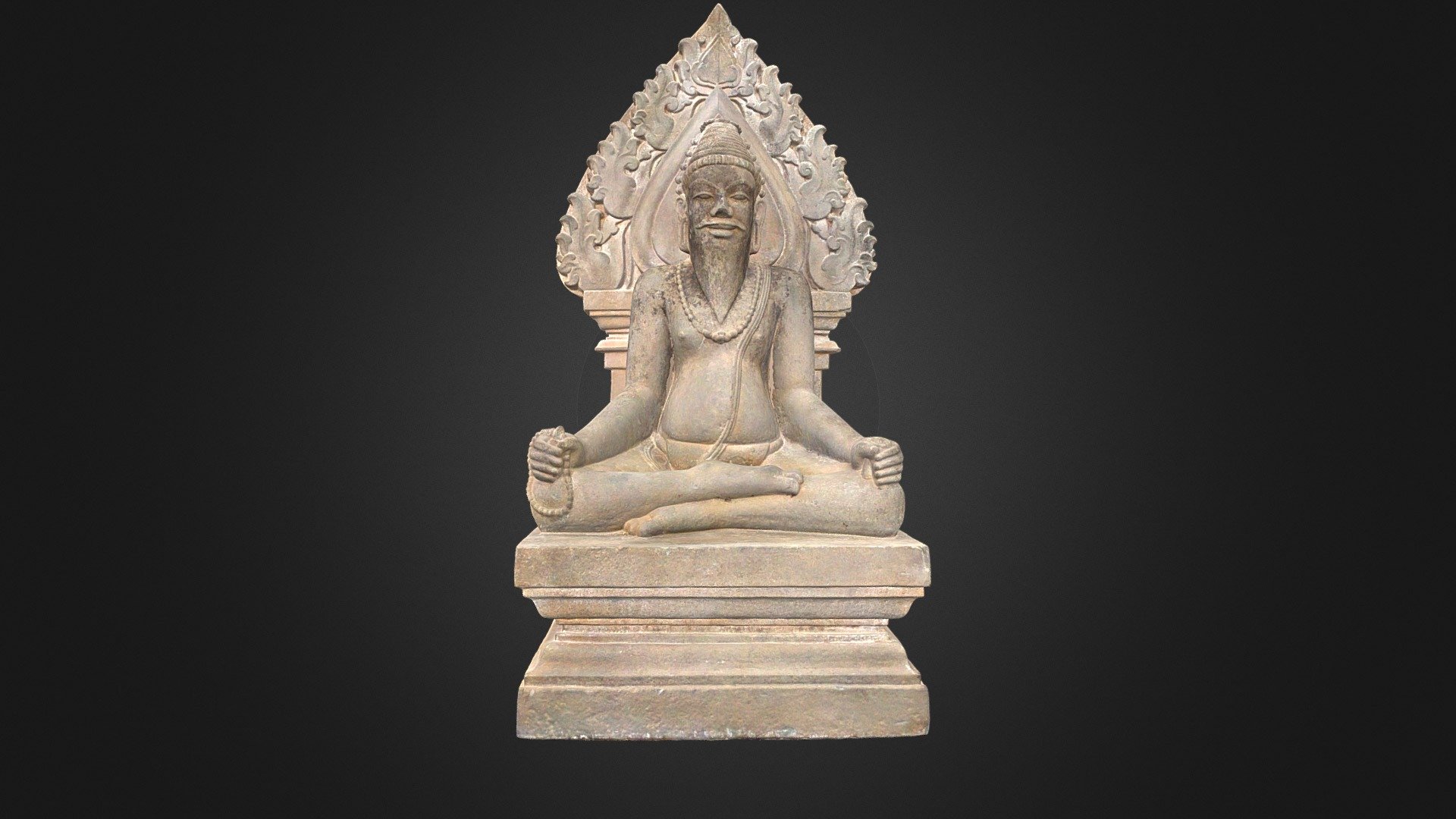 TƯỢNG TU SĨ CHAMPA PHÚ HƯNG — Sketchfab embed 3D viewer